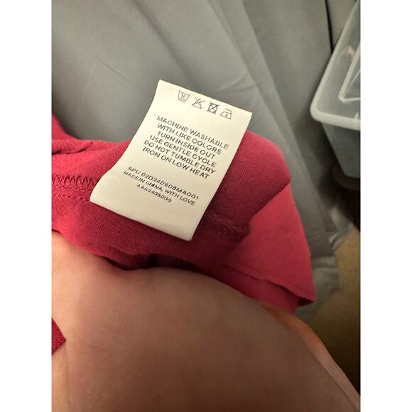 Plus Size 4X 26 Red BloomChic Comfy Printed Cotton Cap Sleeve Midi Dress Pockets - Picture 7 of 8